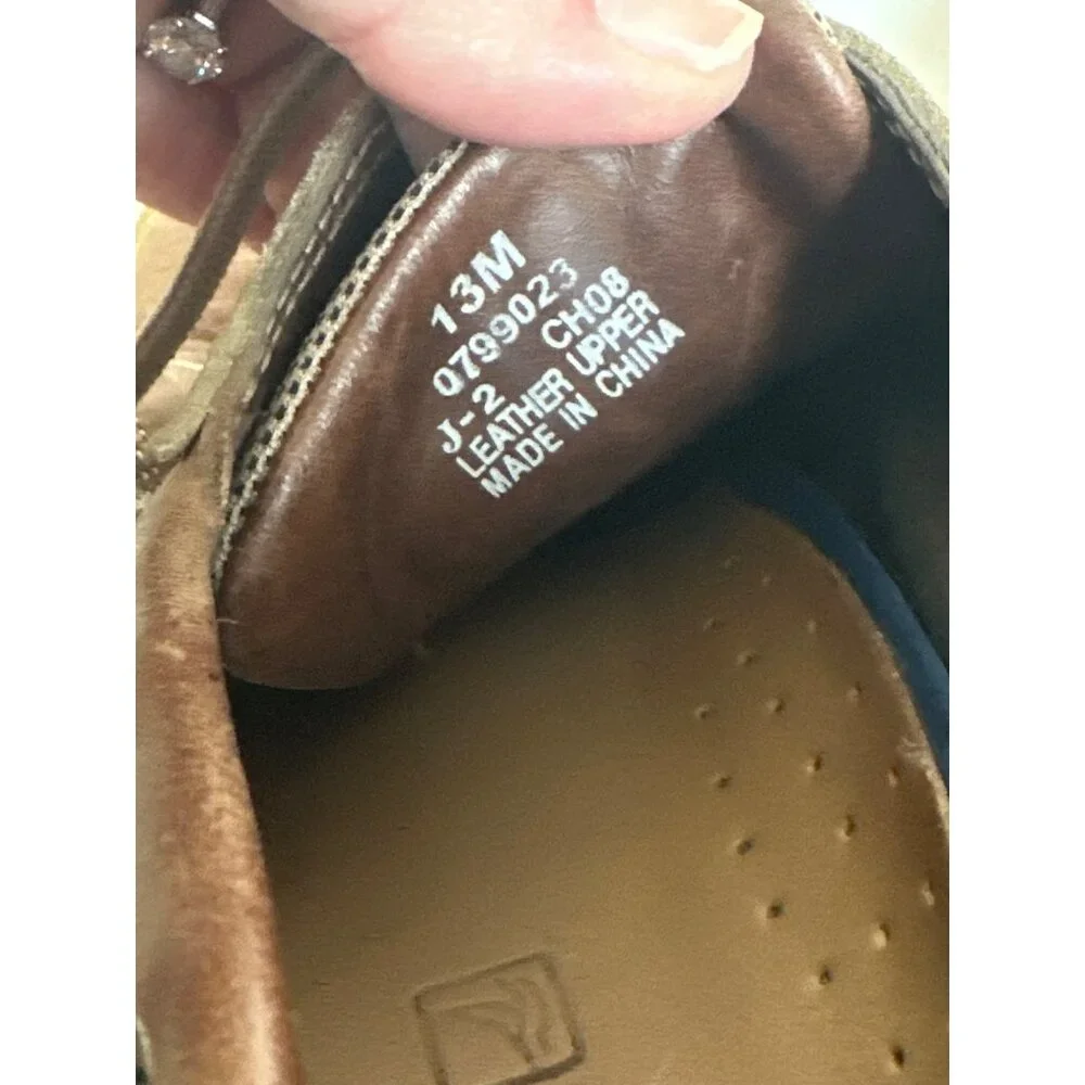 Sperry Top Sider Shoe Mens 13 Billfish 3 Eye Boat Shoes‎ Leather Preppy
